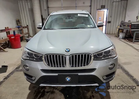 2017 BMW X3 xDrive28I from USA, damaged, VIN 5UXWX9C31H0W76399